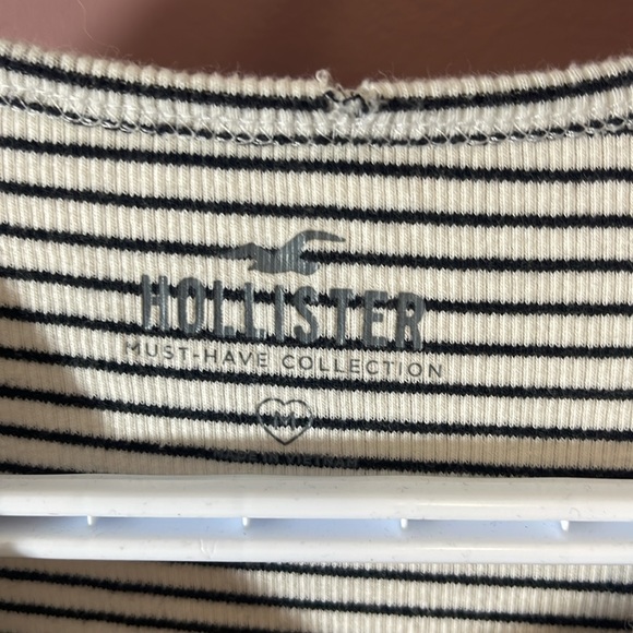 Y2K Hollister Striped Baby Doll T-Shirt - Picture 3 of 5